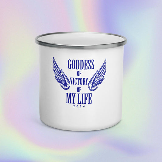 Goddess Of My Life 2024: Enamel Mug