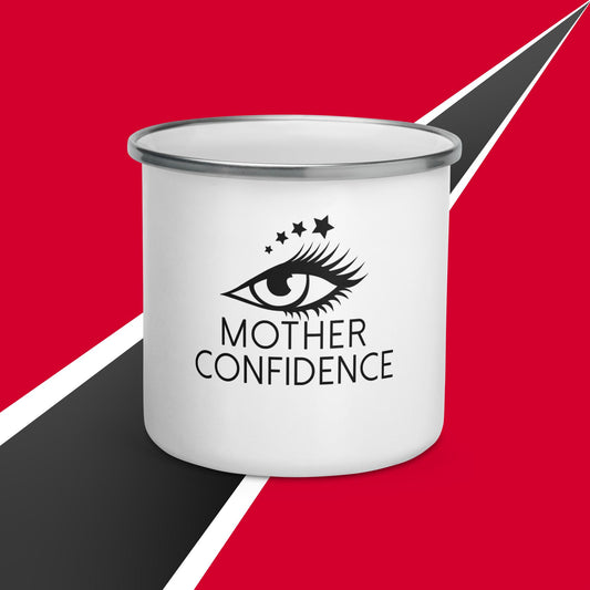 Celebration Mindset Exclusive: Mother Confidence. Enamel Mug