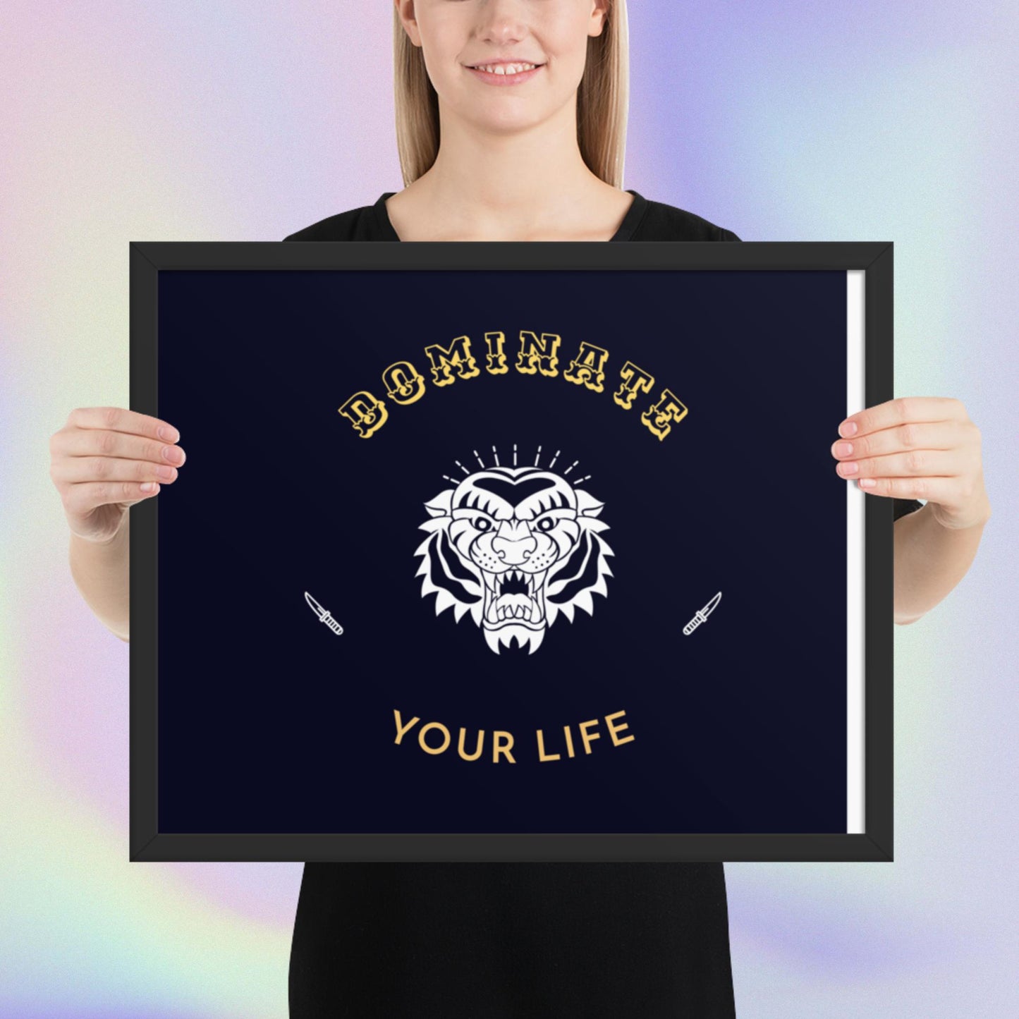 Dominate You Life Framed poster