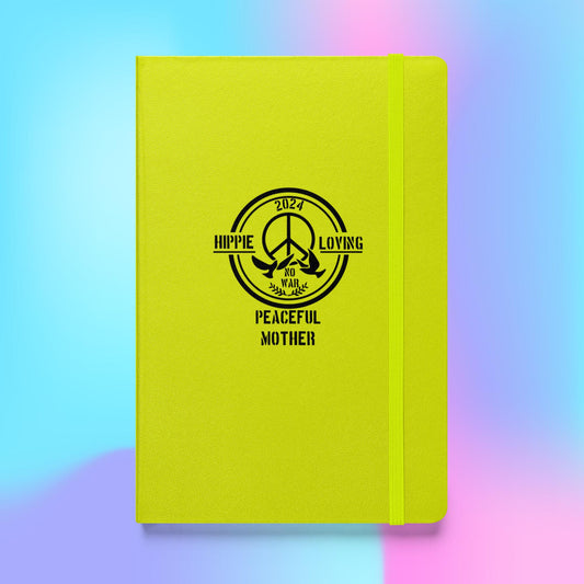 Celebration Mindset Exclusive: 2024 Hippie, Loving Peaceful, Mother, Hardcover bound notebook
