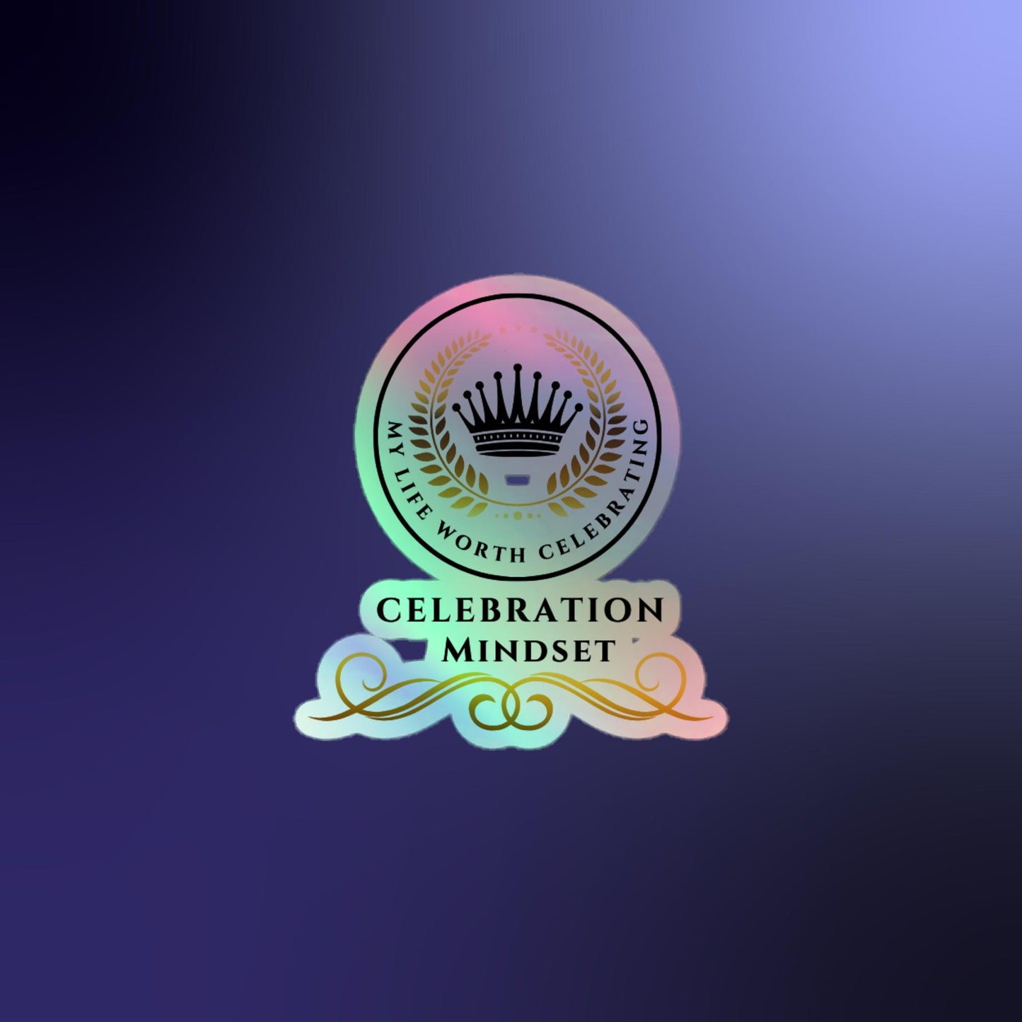 Celebration Mindset: Holographic stickers