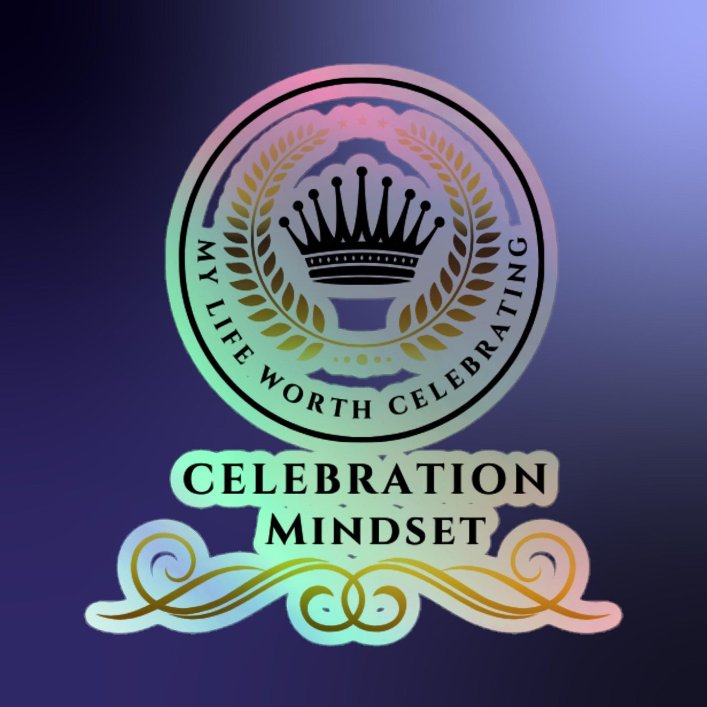 Celebration Mindset: Holographic stickers