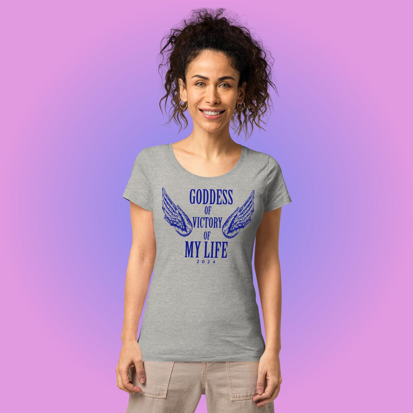 Goddess Of My Life 2024: Women’s basic organic t-shirt